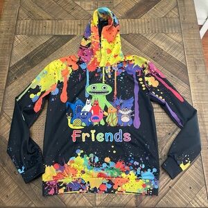 Vibrant Multicolor Garten of Banban Friends Hoodie